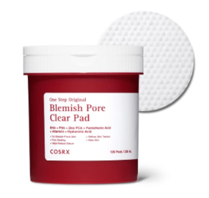Almofadas Limpeza Poros Cosrx One Step Original Blemish Pore Clear 100 Pad