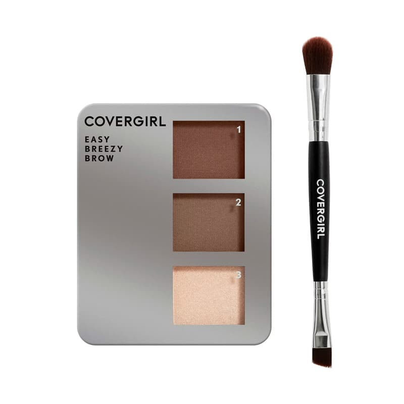 Kit de Pó para Sobrancelhas Covergirl Rich Brown