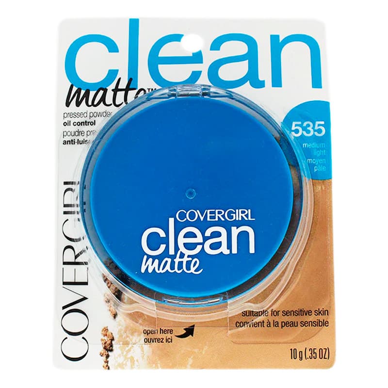Pó Covergirl Clean Matte Medium Light