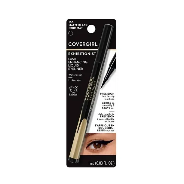 Delineador Covergirl Exhibi Matte Preto