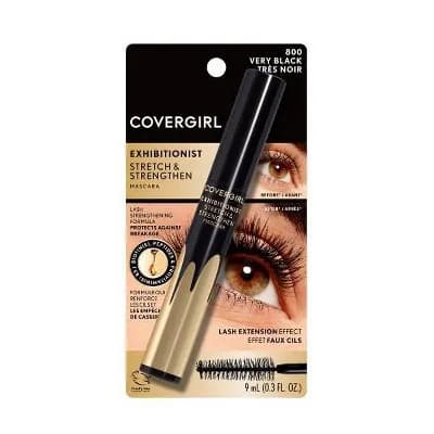 Máscara de Cílios Covergirl Exhibitionist Stretch & Strengthen Very Black 800 9ml