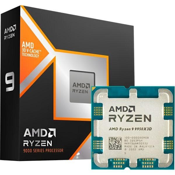 Processador Amd Ryzen 9 9950X3D 4.3GHz 144MB