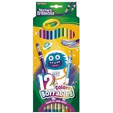Lápis de Cor Crayola Set de 12 Borráveis