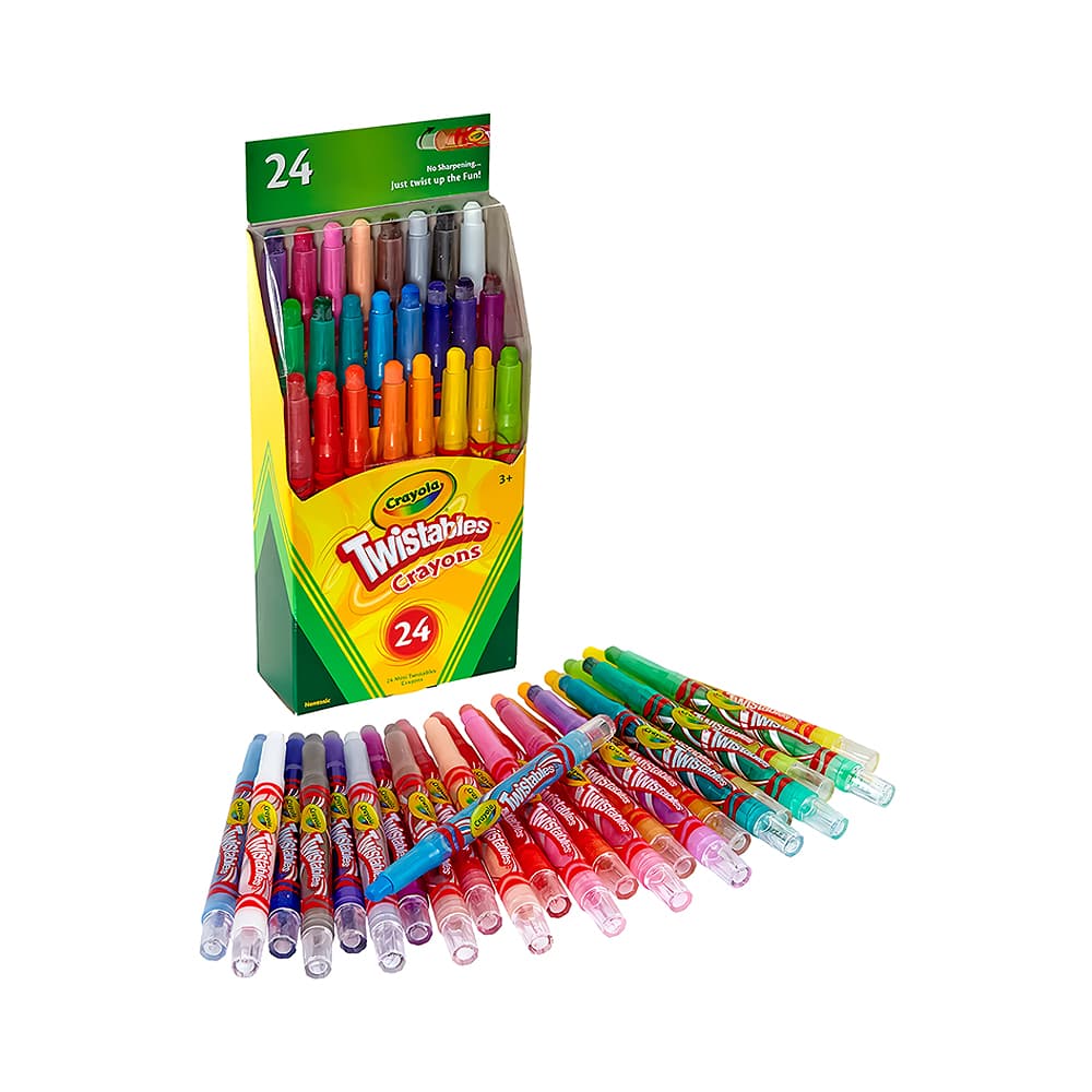 Lápis de Cor Crayola Mini Twistables 24 Unidades