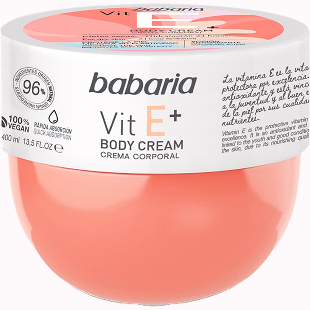 Creme Corporal Babaria Vitamina e 400ml