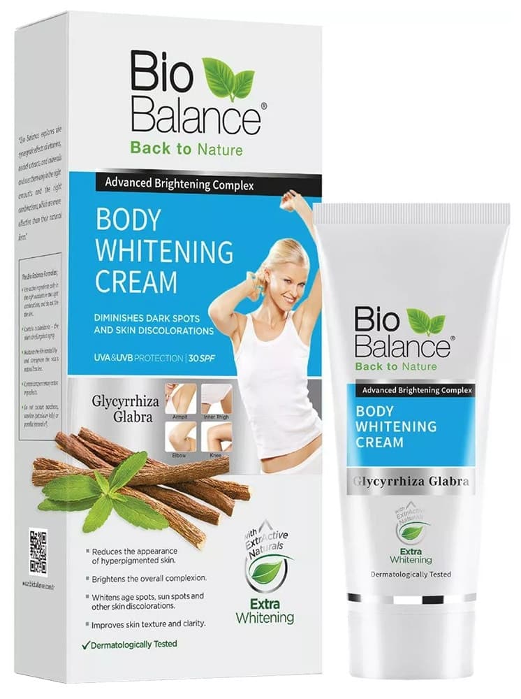 Creme de Tratamento Bio Balance Body Whitening - 60mL