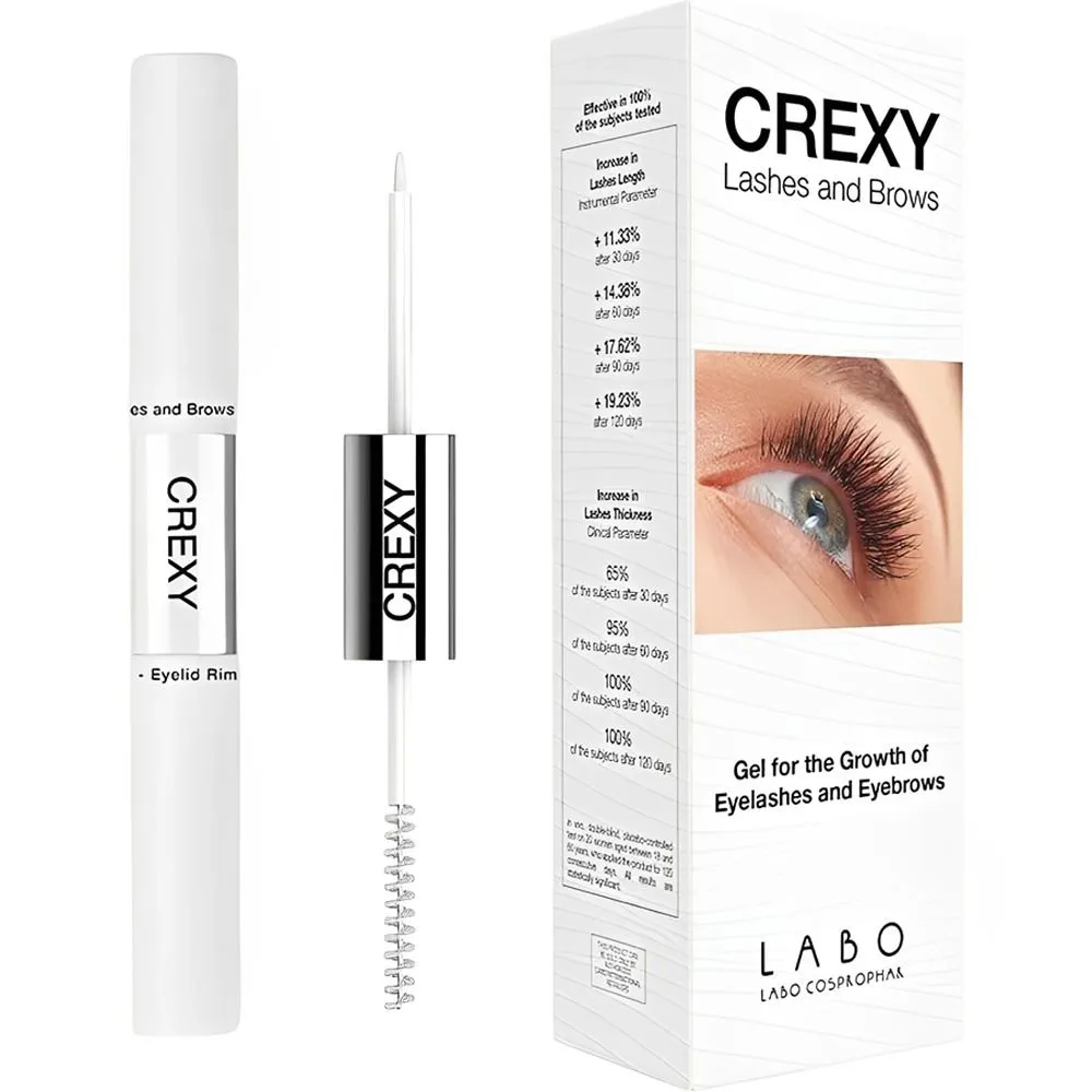 Gel para Cabelo Crexy Lashes And Brows 2En1 8ml