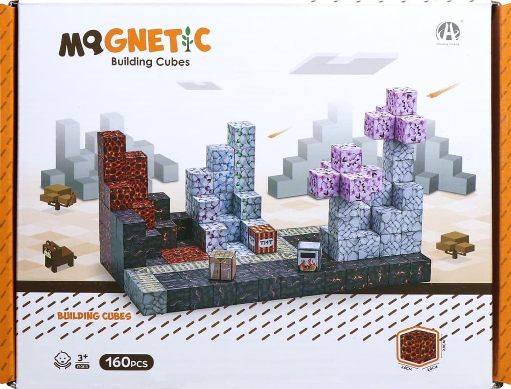 Blocos de Montar Magnéticos Chuang Huang Ch1339 (160 Pçs)