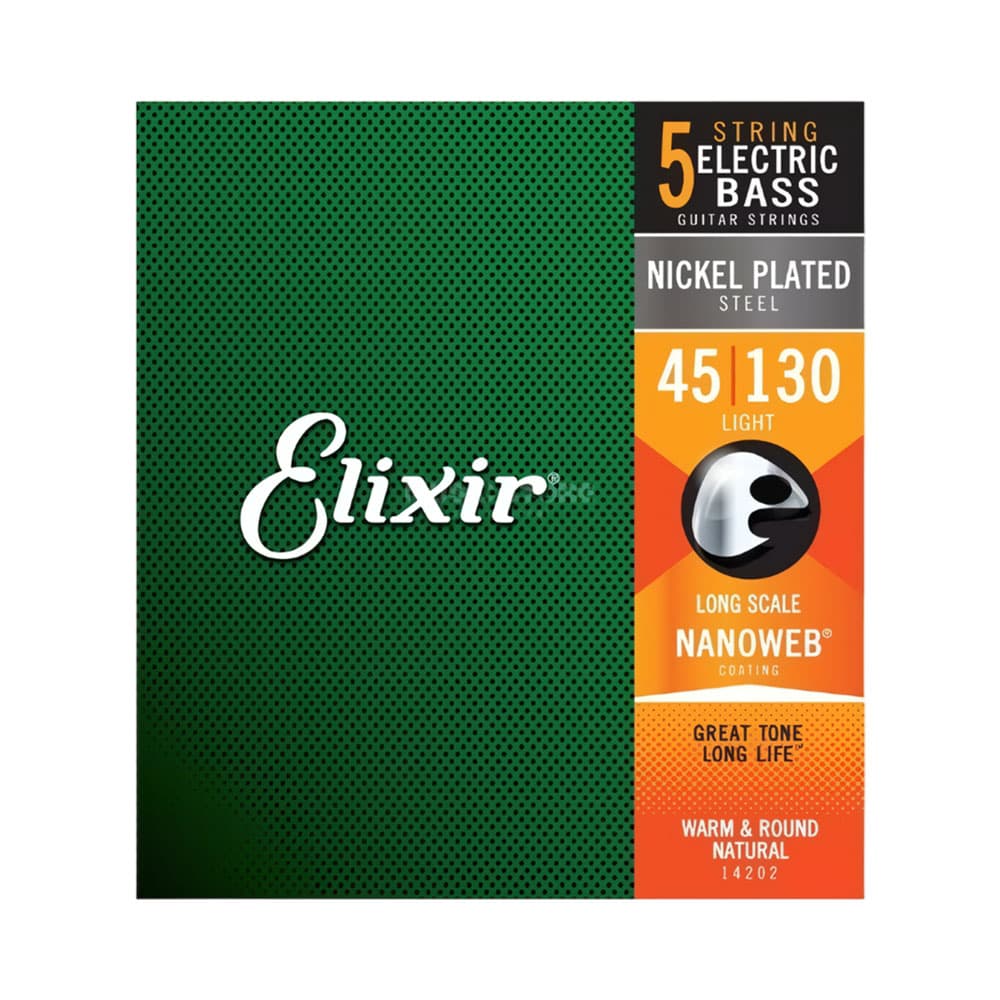 Corda para Baixo Elétrico Elixir Nanoweb Ex14202