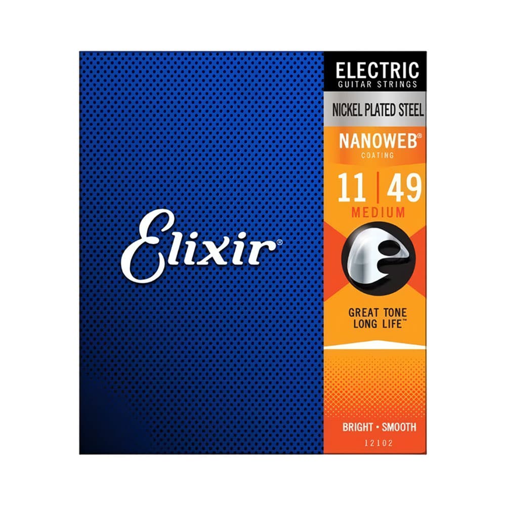 Corda para Guitarra Elétrica Elixir Nanoweb Ex12102