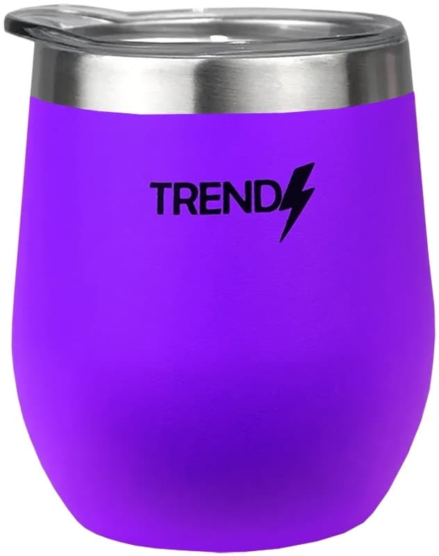 Cuia para Mate Trendy 16266B com Tampa 280mL - Roxo