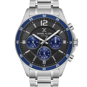 Relógio Daniel Klein Dk1.13972.4 Prateado/Azul