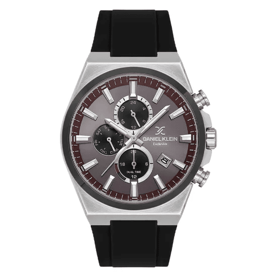 Daniel Klein Reloj Masc DK.1.14348-5 Vino/negro
