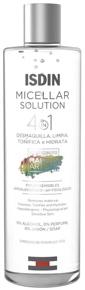Solução de Demaquilante Micelar Isdin 4 Em 1 - 400mL