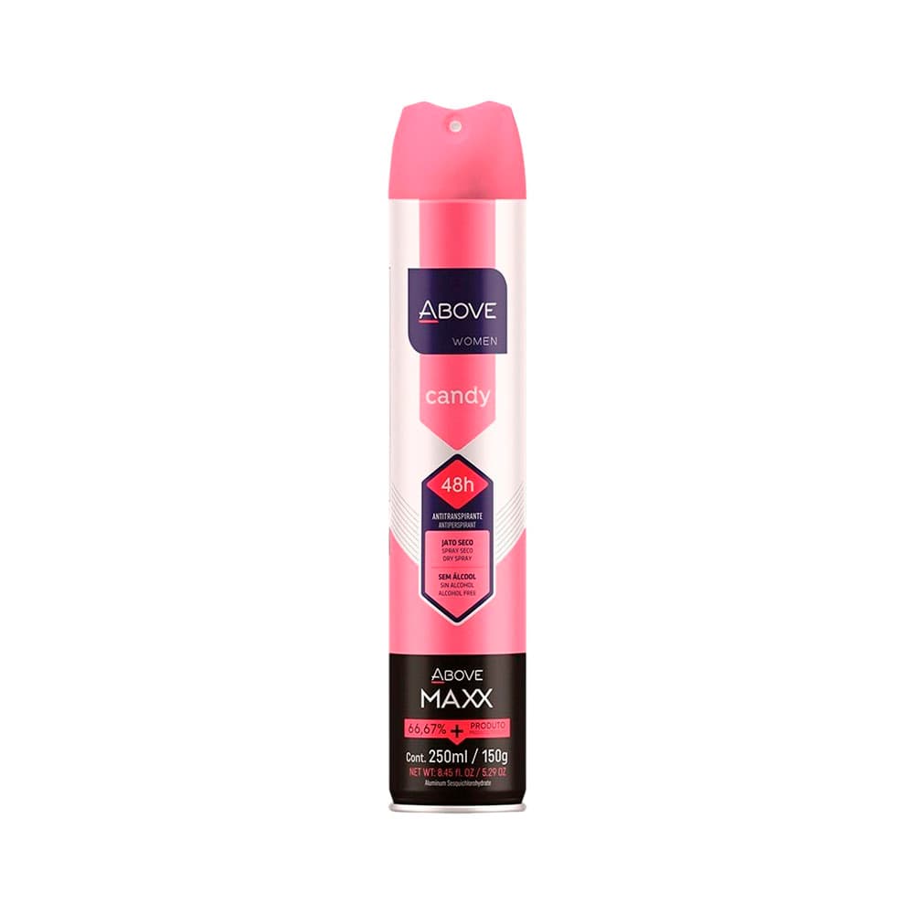 Desodorante Above Candy 48H 250ml