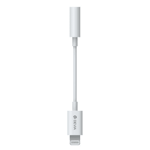 Adaptador Devia Lightning para Dc3.5 Branco