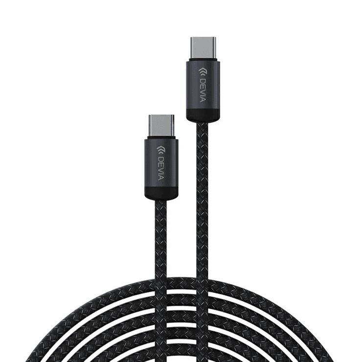Cabo Devia Ec646 USB-C para USB-C 60W 3M Preto