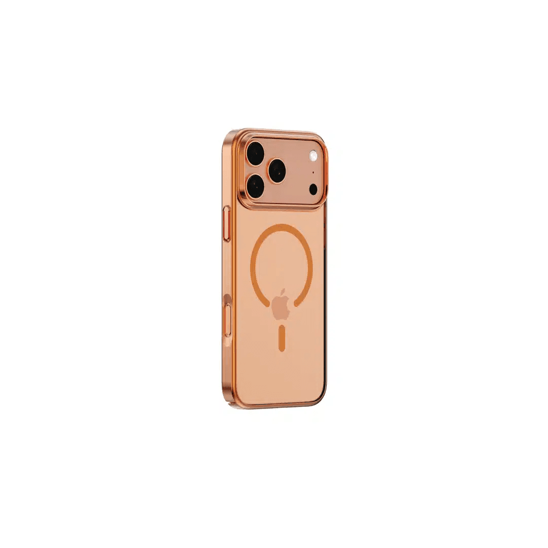 Capa Devia Glimmer Magnetic Orange para iPhone 17 Pro