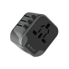 Carregador Devia Jy-303B Global Múltiplo Preto