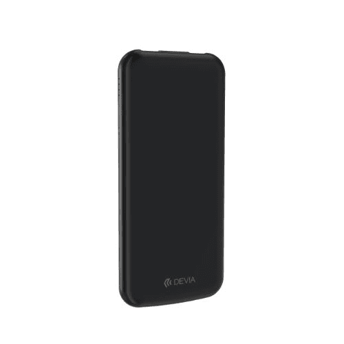 Power Bank Devia 10000mAh 4 Cabos Preto