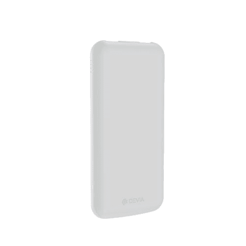 Power Bank Devia 10000mAh 4 Cabos Branco