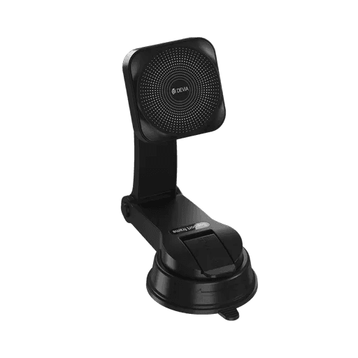 Suporte para Celular Devia Magnético Carga Sem Fio 15W Black