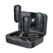 Microfone Devia M8-2-C Wireless 2 Em 1 Type-C Preto