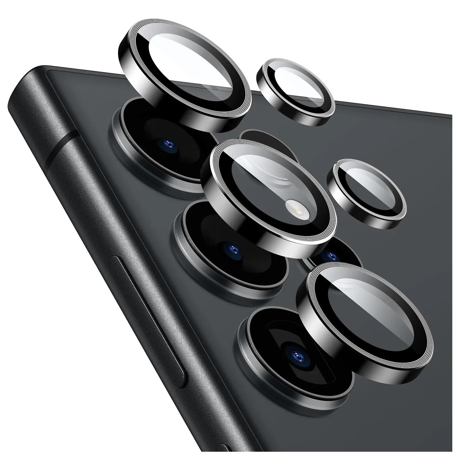 Celular Devia Protetor de Lente Devia P/ Samsung S24 Ultra 3 Peças Preto