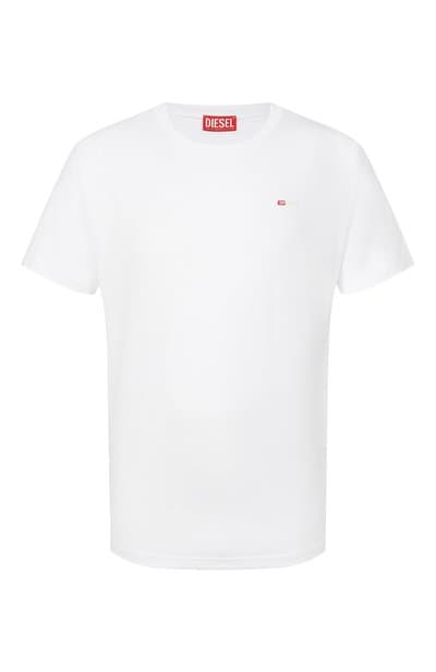 Camiseta Masculina Diesel A20198 0NIAX 100 100% Algodão Branco Tam. Xl