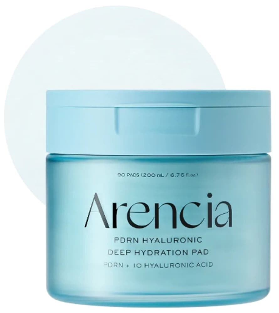 Discos Faciais Arencia Pdrn Hyaluronic Deep Hydration Pad - 200mL (90 Unidades)