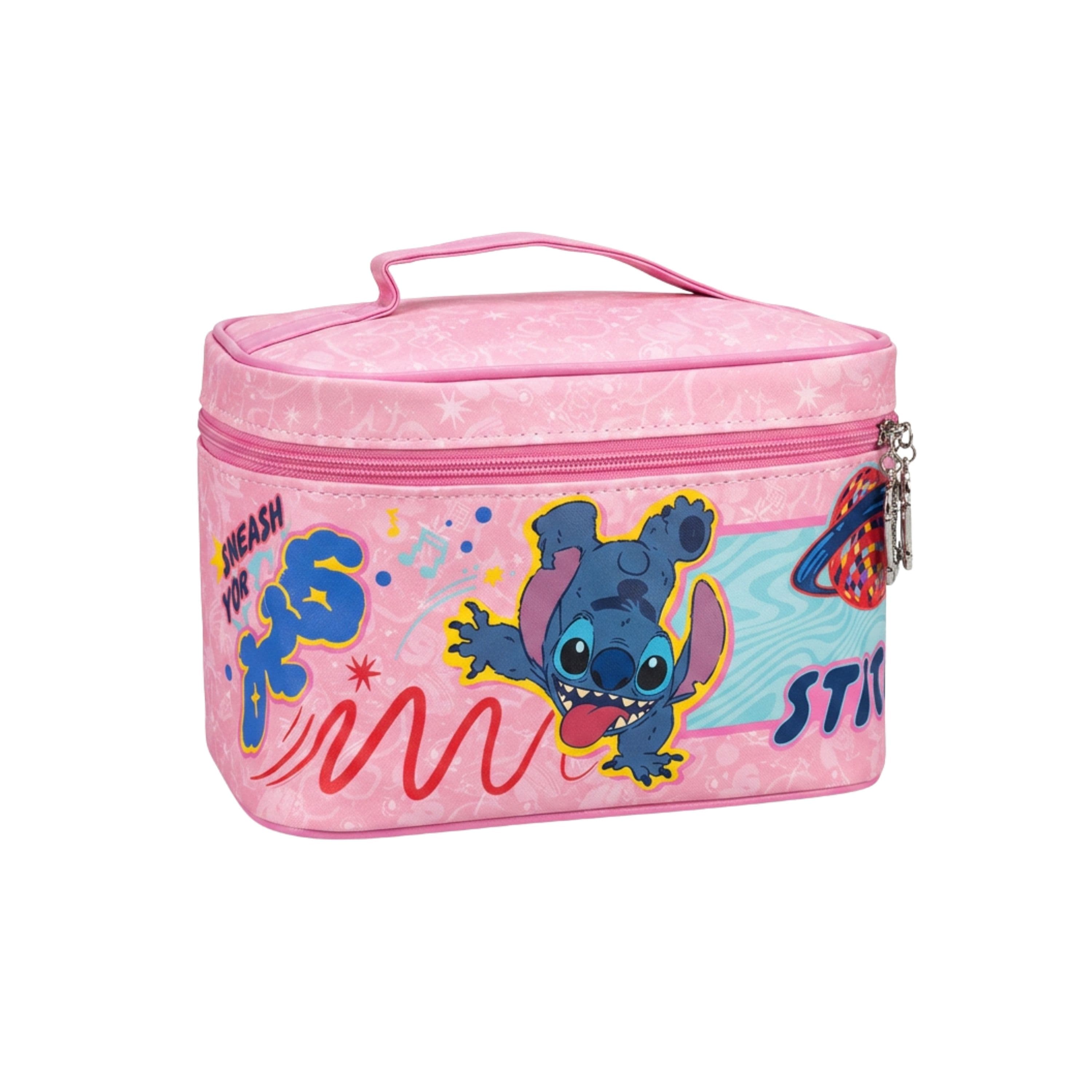Neceser Disney Stich Rosa