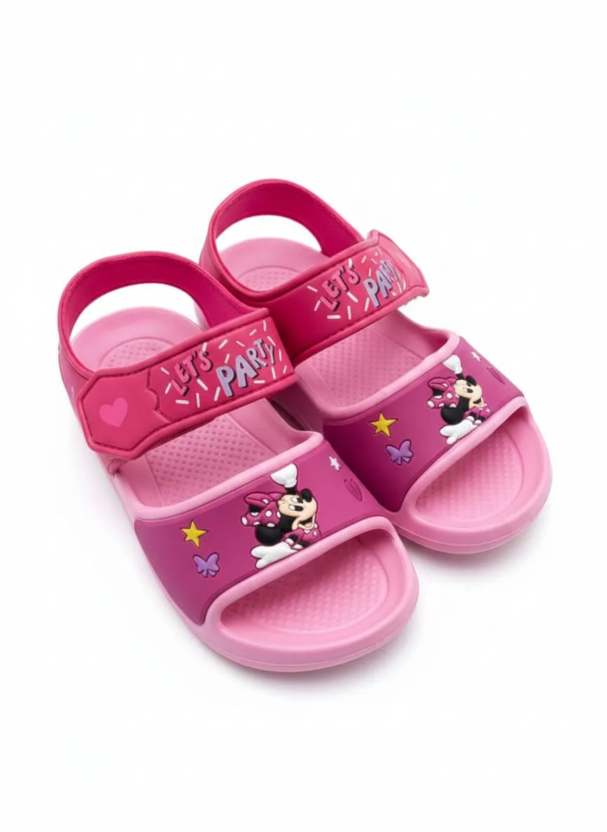 Chinelos Disney Minnie Dns599 Rosa/Vermelho Rosa (T) 25