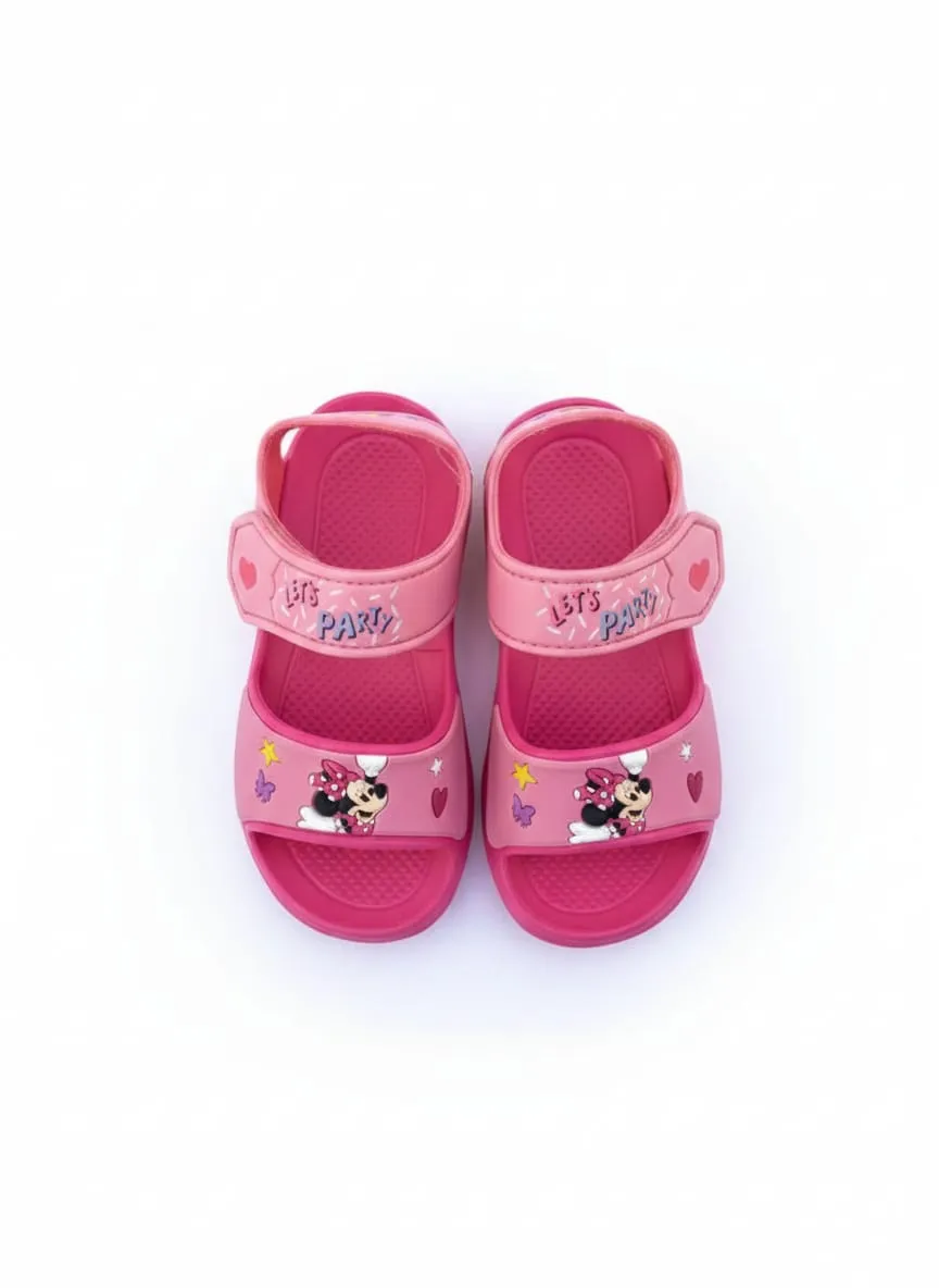 Chinelos Disney Minnie Dns599 Vermelho / Rosa (T) 25