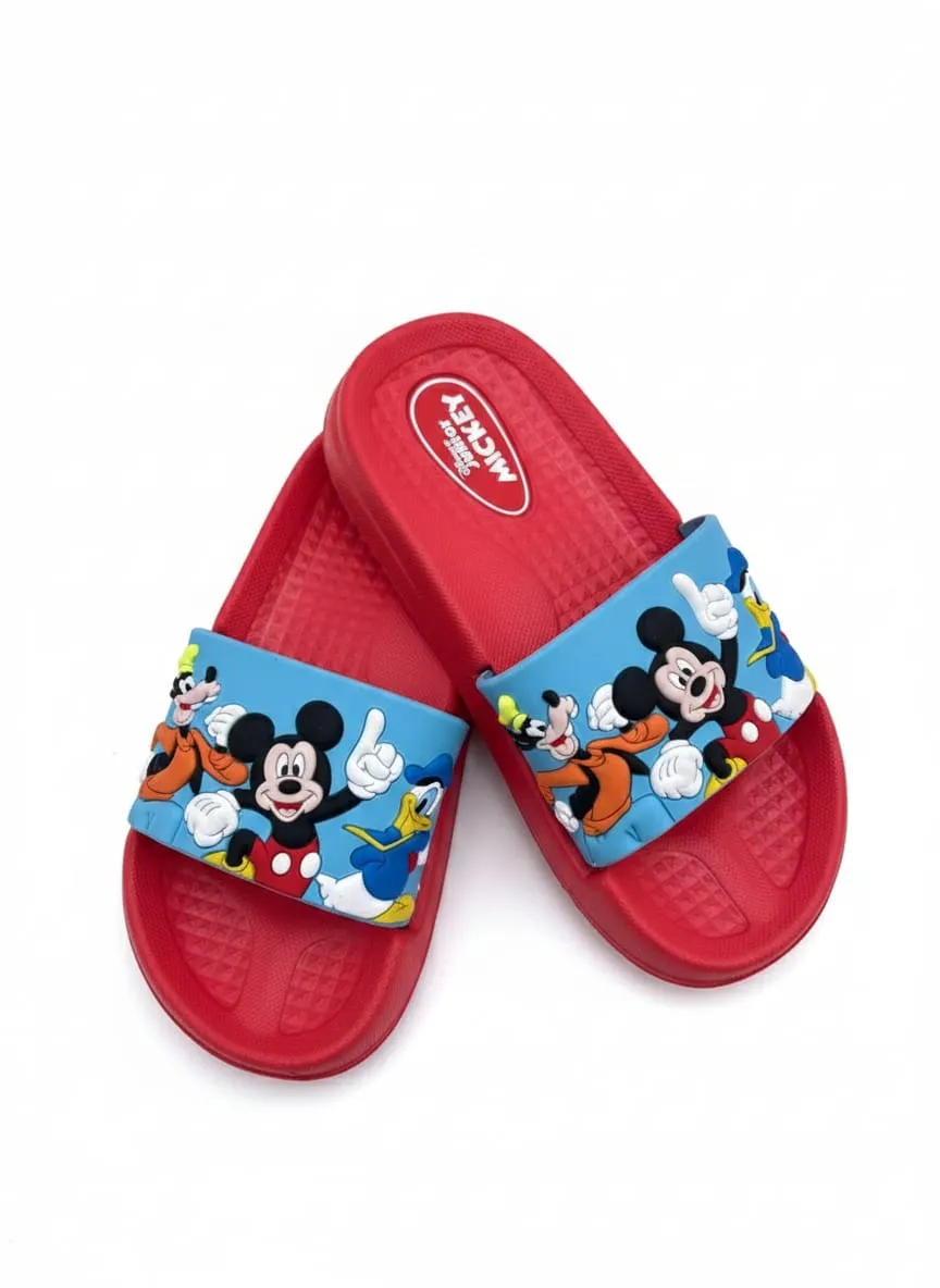 Chinelos Disney Mickey Mouse Dns072 Red (T) 27
