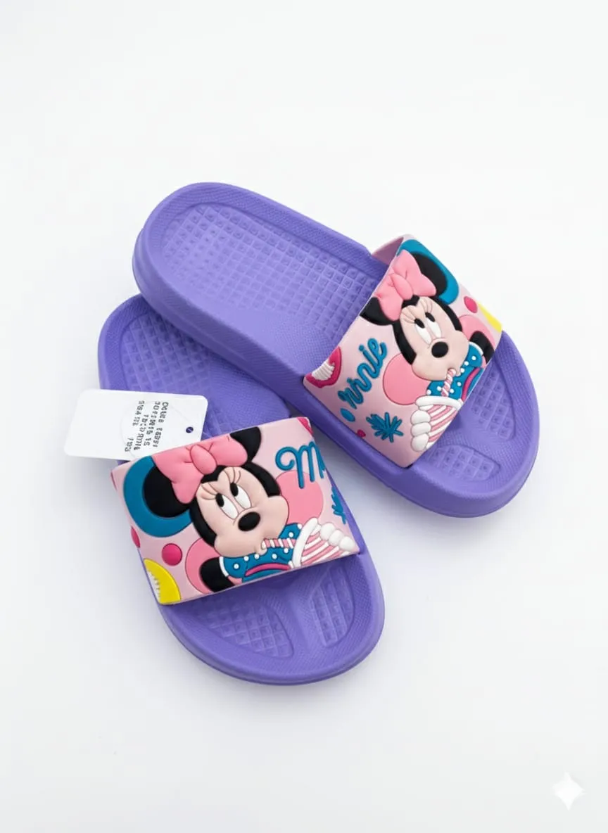 Chinelos Disney Minnie Dns078 Roxo (T) 25