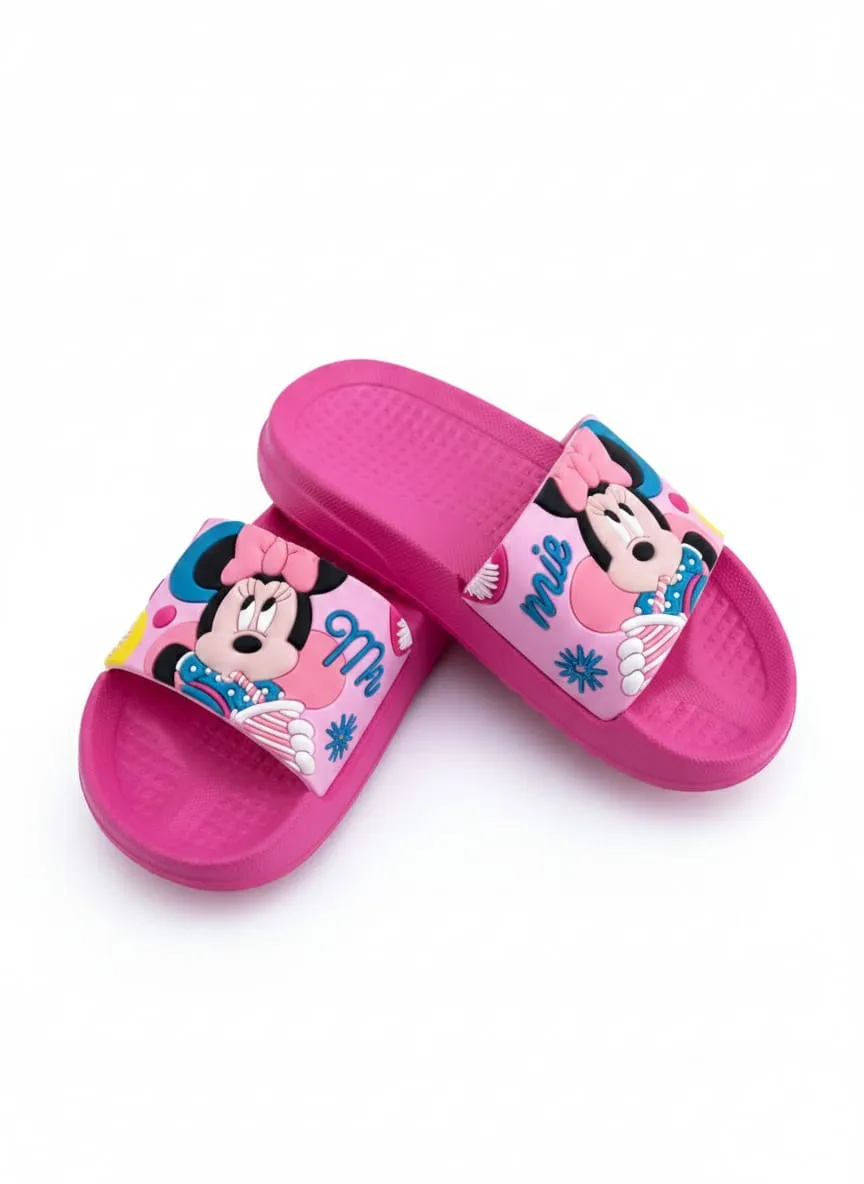 Chinelos Disney Minnie Dns078 Rose Red (T) 27