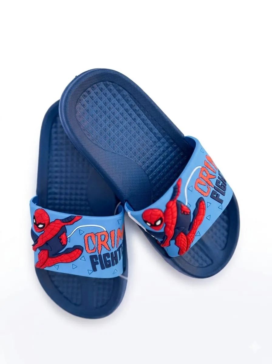Chinelos Disney Spiderman Mvs564 Azul Escuro (T) 24