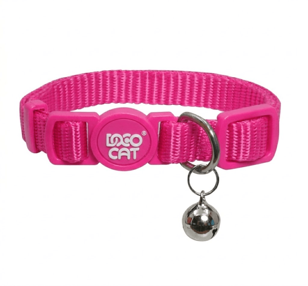 Doco Collar De Nylon P/gato Furball DCAT001-04 Rosa