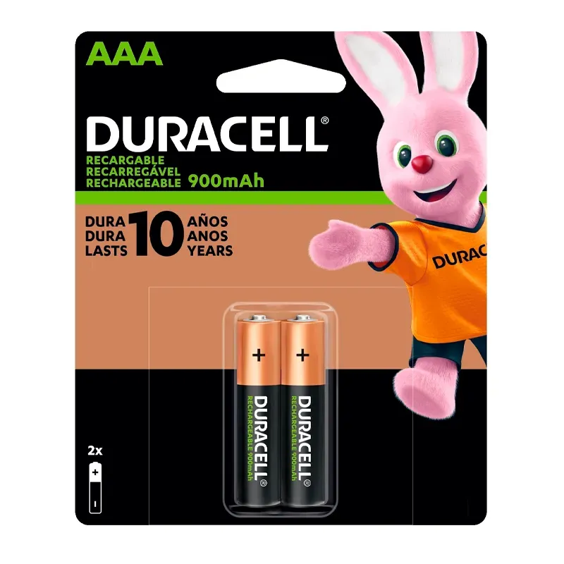 Duracell Pilha Aaa X2 Recarregável