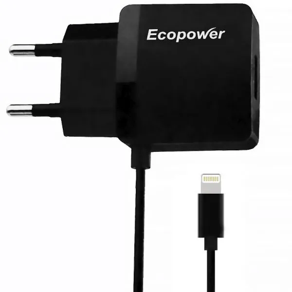 Cabo Ecopower Ep-7052 USB com Cabo Lightning Preto