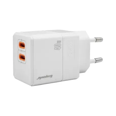 Acessórios Ecopower Ep-7054 USB-C/USB-A 30W S/cable Branco