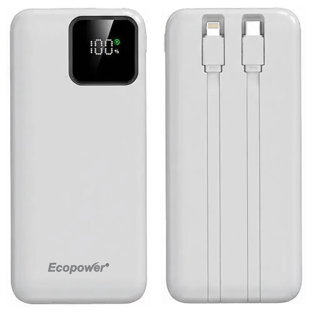 Power Bank Ecopower Ep-C823 12000mAh Branco
