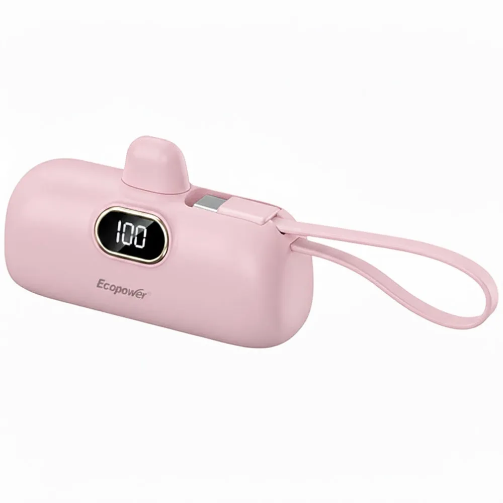 Power Bank Ecopower Ep-C873 5200mAh Rosa