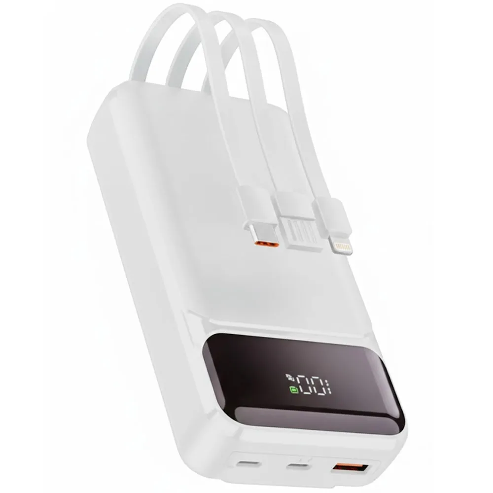 Carregador Portátil Ecopower Ep-C886 22000mAh Branco