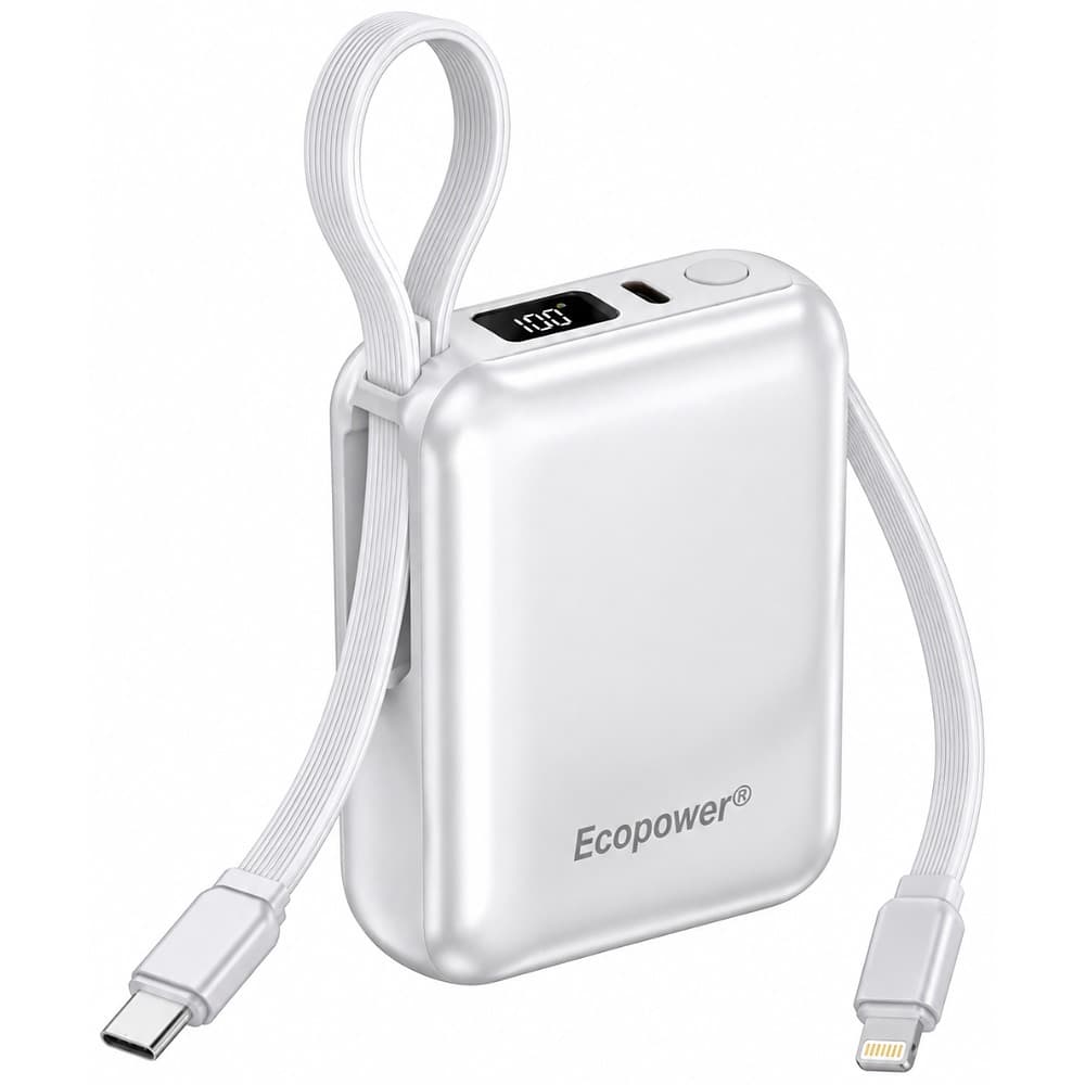 Carregador Portátil Ecopower Ep-C892 12000mAh Branco