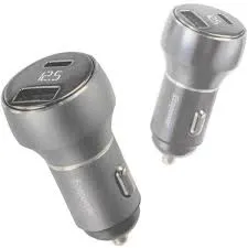 Carregador Veicular Ecopower Ep-7072 USB-C/USB-C 60W Cinza