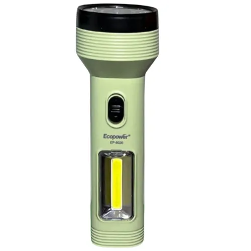 Lanterna Ecopower Ep-8020 LED Bivolt Verde/Preto
