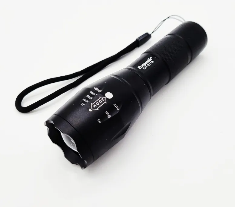 Lanterna Ecopower Ep-8118 Recarregável 1000LM/10W Preto