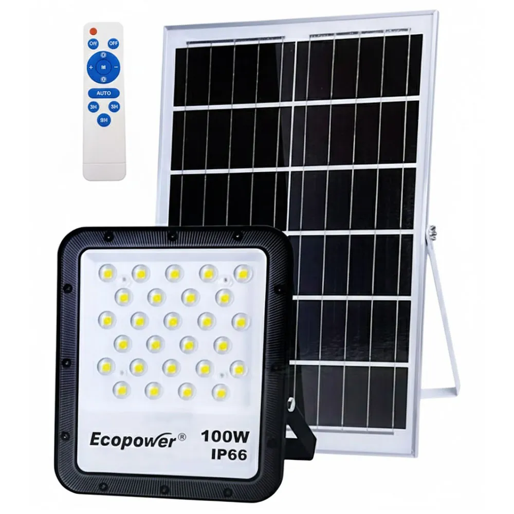 Refletor Ecopower Ep-4932 com Painel Solar