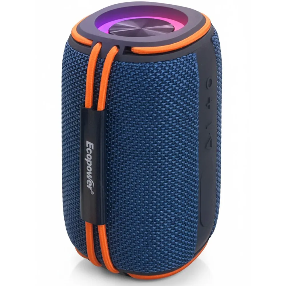 Caixa de Som Ecopower Ep-2308 10W BT Tf USB Tws Fm Aux Azul